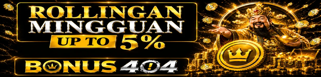 ROLLINGAN MINGGUAN UP TO 5% 🪙 Tanpa minimal turnover. 🪙 Rollingan otomatis tan